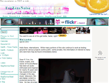 Tablet Screenshot of forzeronoise.com